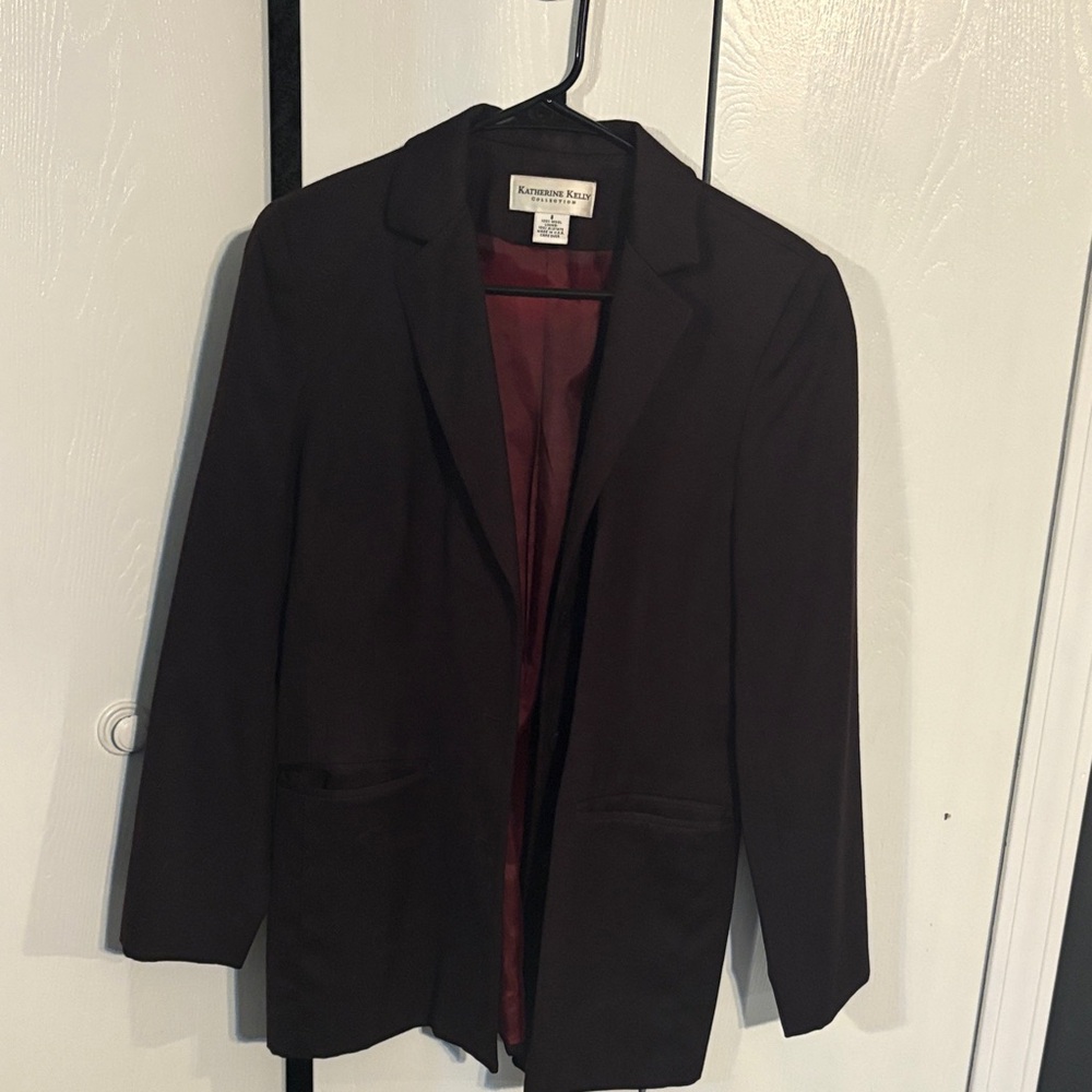 Katherine Kelly women’s dark brown blazer size small